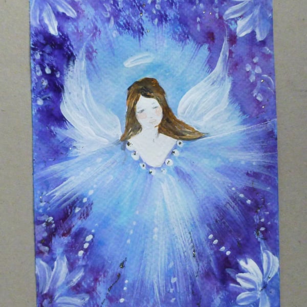 originalart hand painted angel painting ( ref FA 204 A1 )