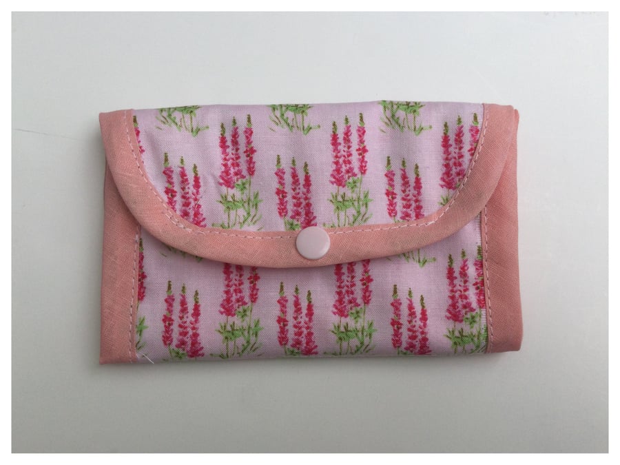Pink flower pocket sewing tidy