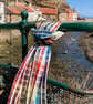 Staithes Colour Chart Handwoven Cotton Wrap - Image 4