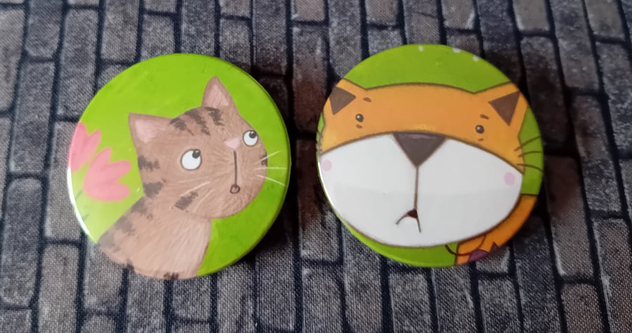 Picture Book  Badge - Cats