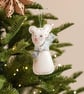 Embroidered Polar Bear Decoration - Image 1