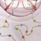 Colourful Flower Beaded Glasses Chain with Dalmatian Jasper – Handmade Eyewear A