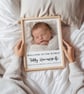 Personalised Baby Photo Print - Newborn Birth Stats - Nursery Wall Art Gift - Image 9