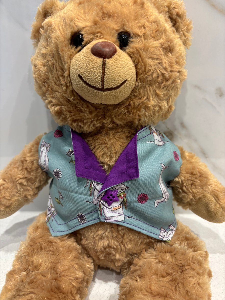 Large Size Cat Teddy Waistcoat 