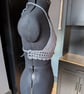 XS handmade crochet halter neck bralette top - Image 2