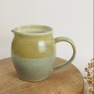 Ceramic jug - green