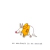 an aardvark in an anorak - handmade card - various colours