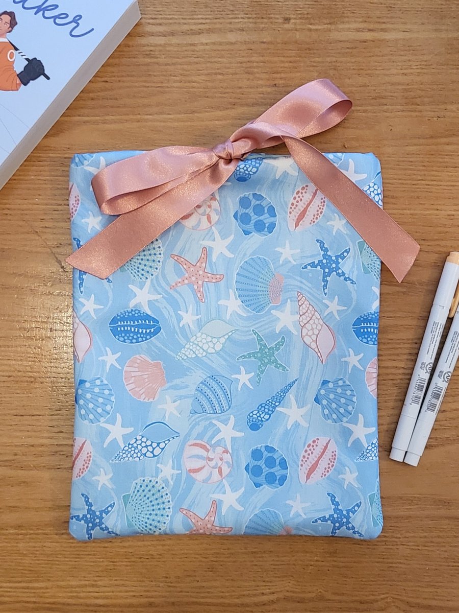 Seashell Paperback Book Sleeve