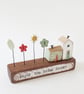 Little Wooden Houses with Clay & Button Garden 'Enjoy the little things' - Image 4