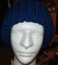 Handmade chunky knit ribbed beanie  - Image 4