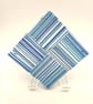 Fused glass stringers coaster. - Image 2