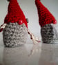 Crocheted festive Mr and Mrs Gnome - Image 3