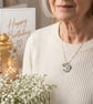 Personalised 80th Birthday Birthstone Necklace - Gift Boxed - Free Delivery - Image 2