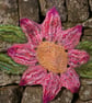 Handmade Felt Wool Napkin – Flower Design - Image 2