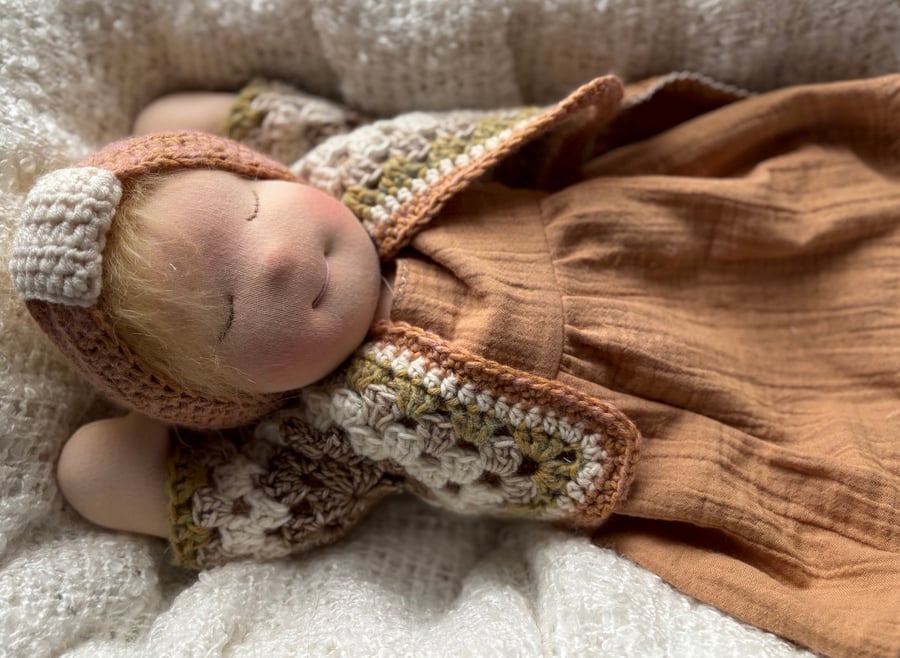 16” Waldorf inspired weighted baby