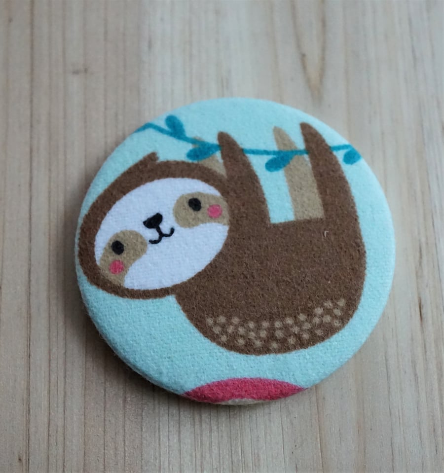 Sloth Pocket Mirror