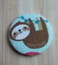 Sloth Pocket Mirror