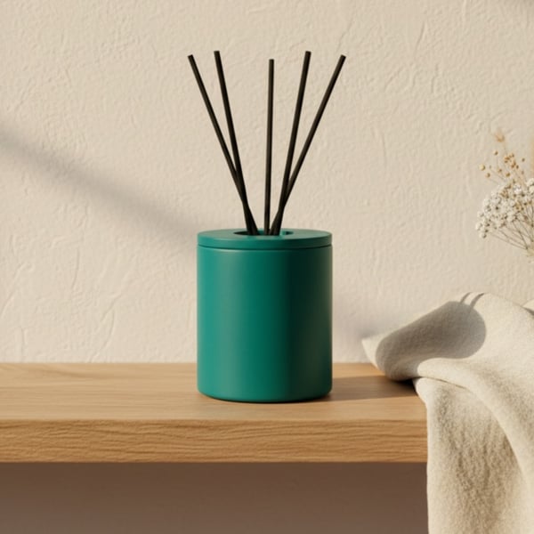 Handmade Persian Green Diffuser Bottle Holder for Home Fragrance