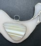 Stained Glass Dove Suncatcher - Cream handmade decoration - Image 7