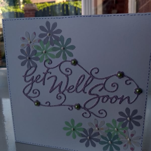 Lilac get well soon card