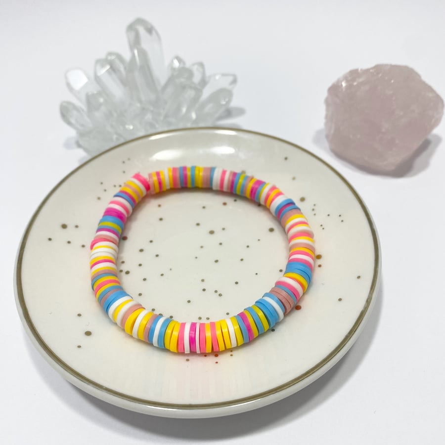 Clay Bead Bracelet Folksy