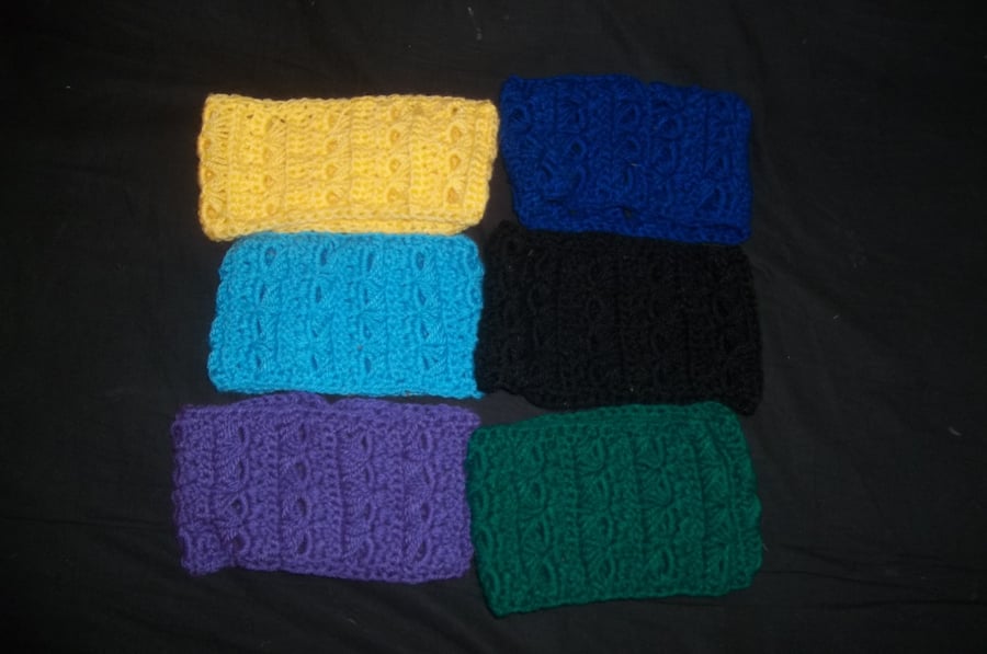 Woolly headbands - ear warmers