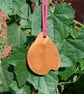 Linden (Lime) Wood Pendant.
