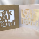 Thank you teacher blank cards with insert, handmade blank cards.