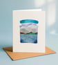 Loch Ness in a jar, A6 giclée greetings card with recycled brown envelope - Image 4