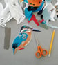 Kingfisher Tray Wildlife Gift, Bird Lover Melamine Serving Tray - Image 7
