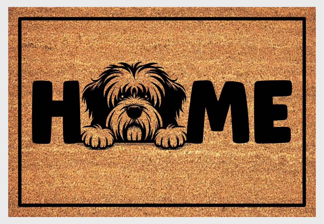 Polish Lowland Sheepdog Home Door Mat No.1 - Welcome Mat - 3 Sizes
