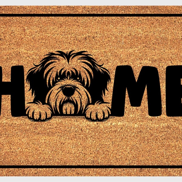 Polish Lowland Sheepdog Home Door Mat No.1 - Welcome Mat - 3 Sizes