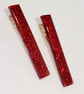 Red Sparkle Hair Clips - Image 9