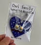 Owl Family Hanging Decoration for gift or Christmas Tree - Image 5