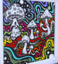 Psychedelic Mushrooms 'Shroomland' - Limited Framed Print - Image 4