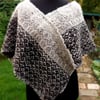 DISCOUNTED Poncho Style Handwoven Shawl