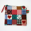 Coin Purse with Pretty Patchwork Pattern