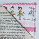 Corner bookmark, children's bookmark, Ballet dancer, book lover, Dance teacher