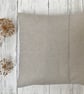Hand Printed Organic Cotton Square Cushion  - FOLKI - Teal - Image 4