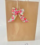 Handmade Fabric Decorative Hanging Bow - Liberty Betsy Yellow - Image 5