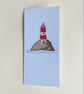 Embroidered Lighthouse Greeting Card - Image 3
