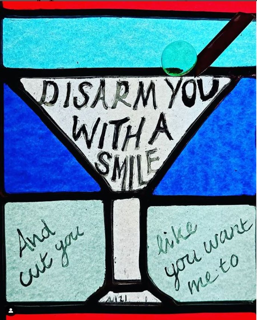 Contemporary Stained Glass - Disarm 