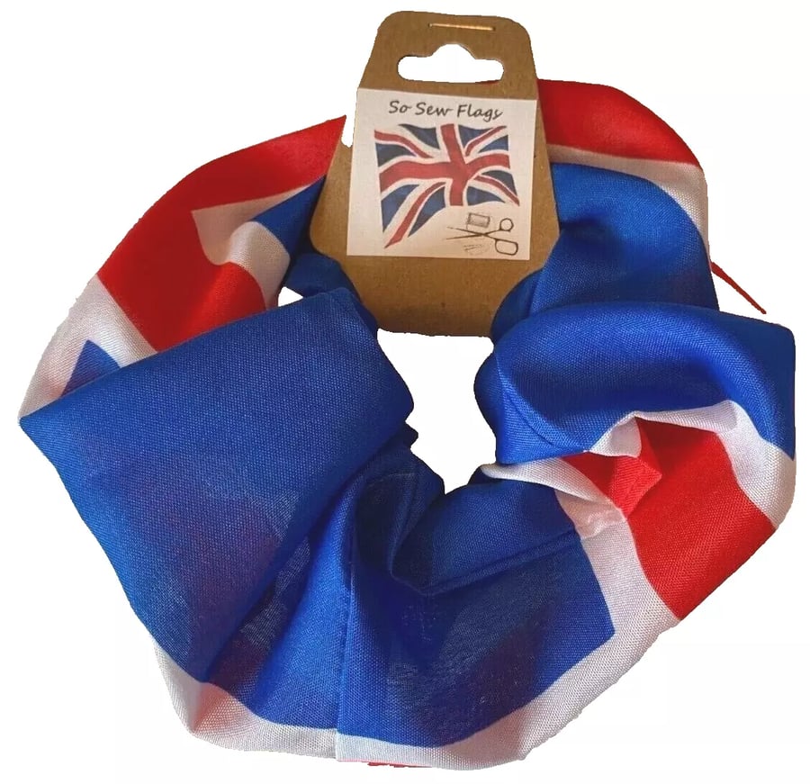 Iceland Icelandic Flag Hair Scrunchie Scrunchies Accessory Band Elastic