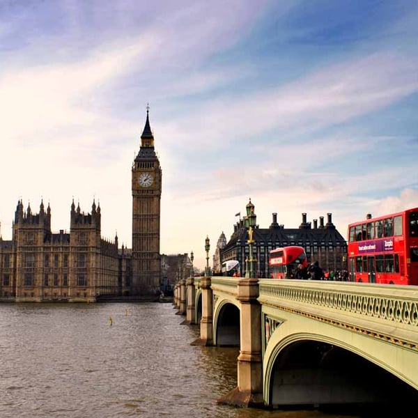 Big Ben Queen Elizabeth Tower Westminster Bridge Photograph Print