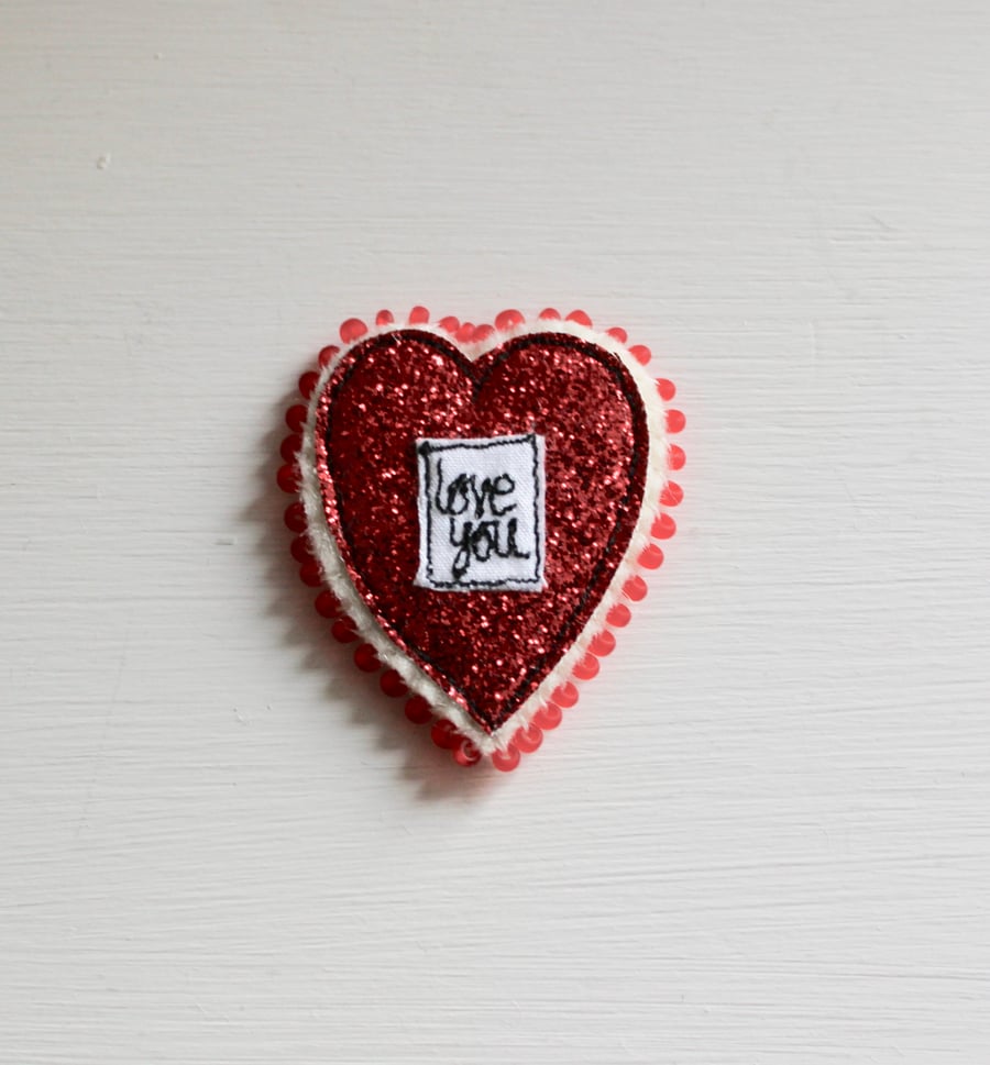 'Love You' Heart - Love Token In a Box