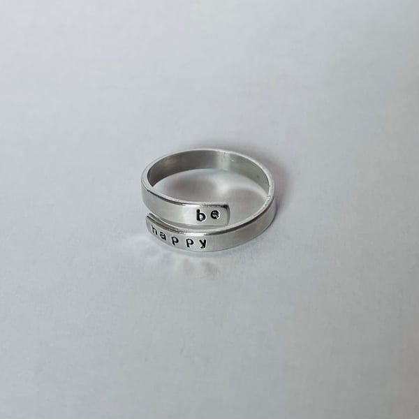 Stamped wrap ring