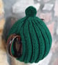 Medium Tea Cosy for 6 Cup, 1.1 lt Tea Pot, Hand Knitted, Brown Betty Compatible - Image 3