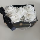 Handmade flower rose handbag 