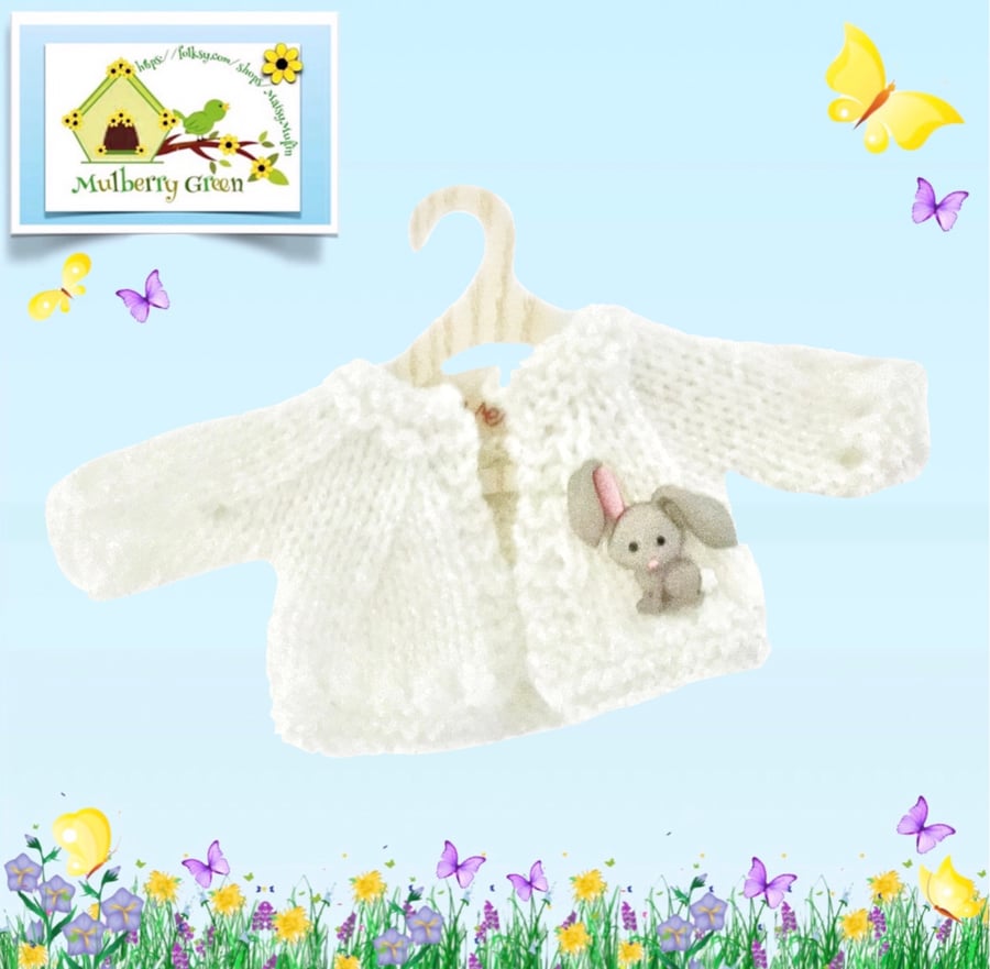 Baby Bunny Cropped Cardigan 