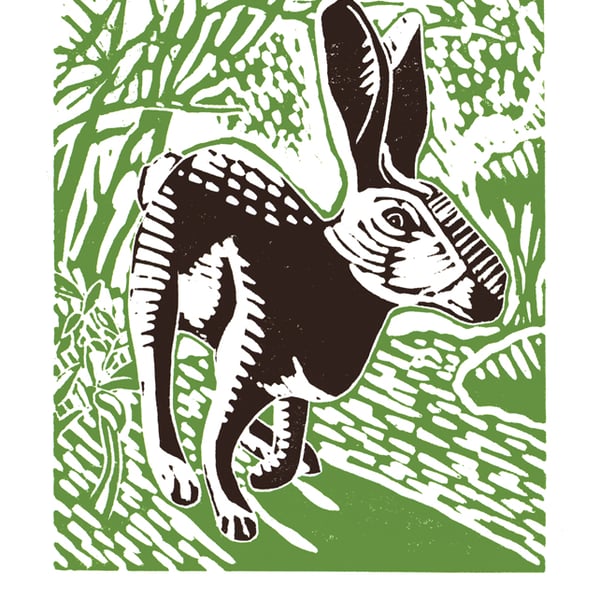 The Black Hare A3 poster-print